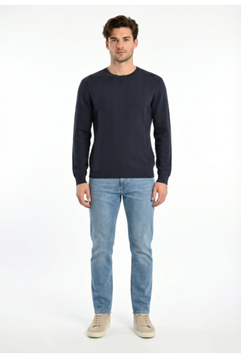 Pull hiver armani exchange xm002435 fb429 dress blues waves