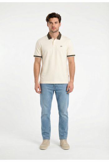Polos armani exchange xm002329 u1074 cream