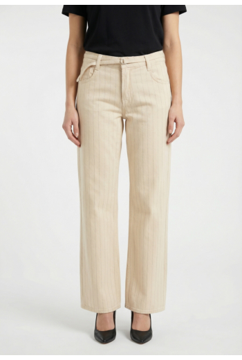 Jeans Le Temps Des Cerises lauryn 1005  ecru