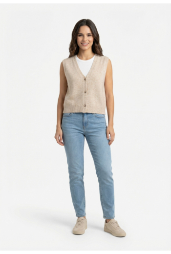 Gilets cardigans grace & mila nars sable