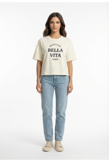 Tee shirt grace & mila voss ecru