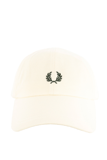 Casquettes fred perry pique classic 13b ecru/grassroots