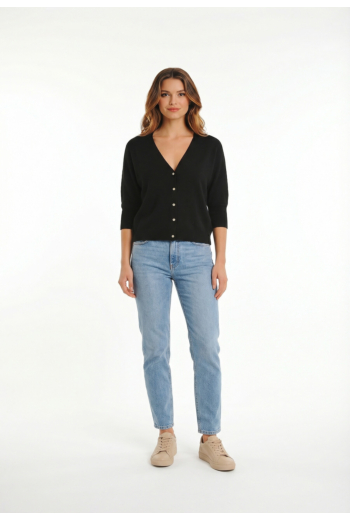 Gilets cardigans morgan 251-mbatsi noir