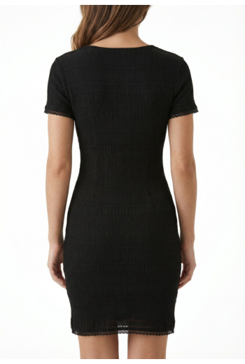 Robe guess jeans elisabette jblk jet black a996