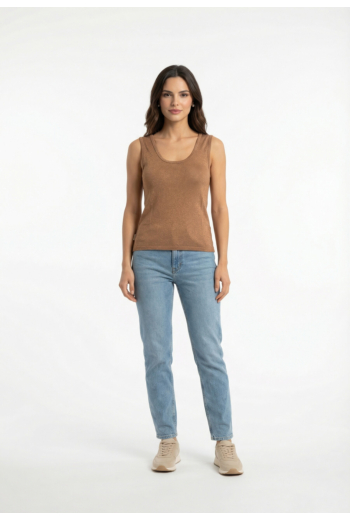 Debardeurs Le Temps Des Cerises haneia 8052  tabac