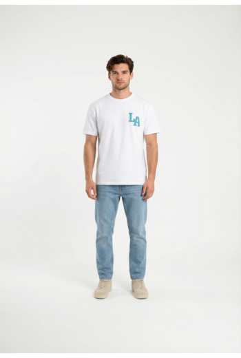 Tee shirt Le Temps Des Cerises lom 1001  white