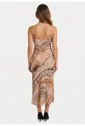 Robe guess jeans akilina pmih shibori drift print