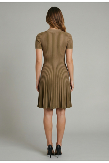 Robe guess jeans regina sm24 sage and olive green