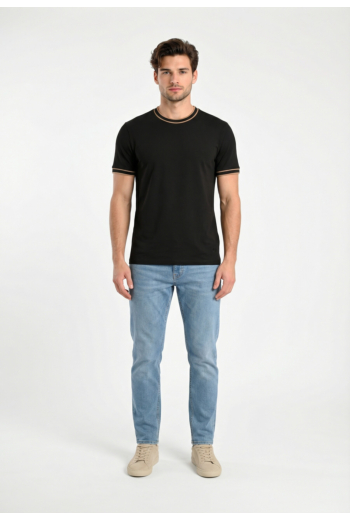 Tee shirt Benson & Cherry taba noir