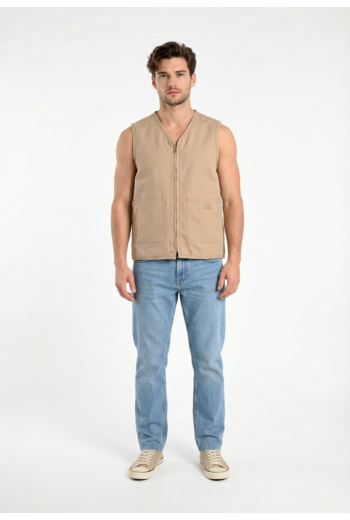 Gilets ss manche dickies canvas summer 0ds1 desert sand