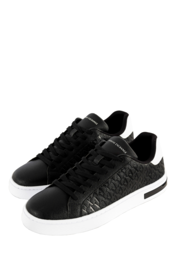 Baskets basses armani exchange xm000140 black/optic white