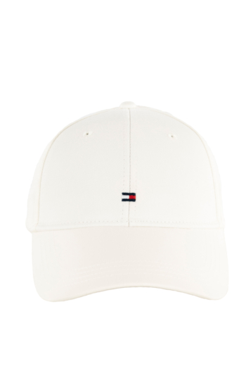 Casquettes tommy jeans flag cotton 6 pan ybl ecru