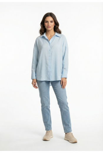 Chemisier only zazima chambray blue