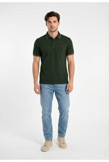 Polos fred perry mm3600 85a grsrts/stkbl/oxb