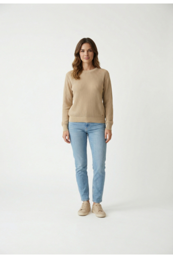 Pull leger yes zee m449 hf00 0222 beige