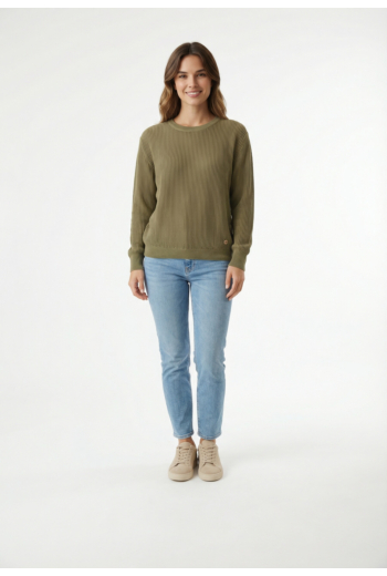 Pull leger yes zee m449 hf00 0916 verde salvia