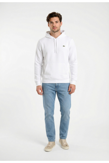 Sweat lacoste sh9839 001 blanc
