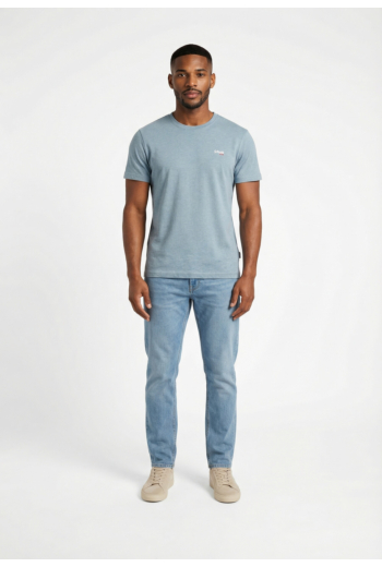 Tee shirt schott strike1 azur