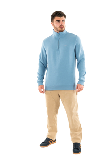 Sweat tommy jeans reg fleece dy6 colorado blue
