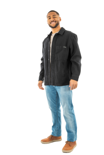 Chemise calvin klein jeans flannel beh ck black